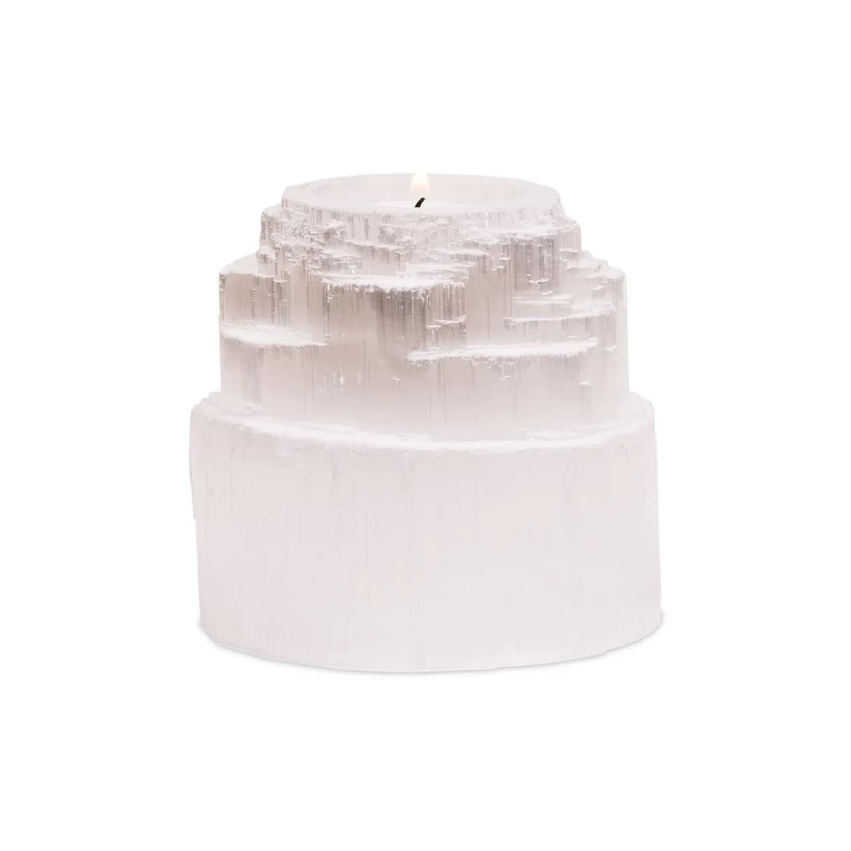 Teelichthalter Wasserfall Selenit